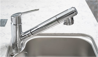 浄水器一体型シングルレバー水栓