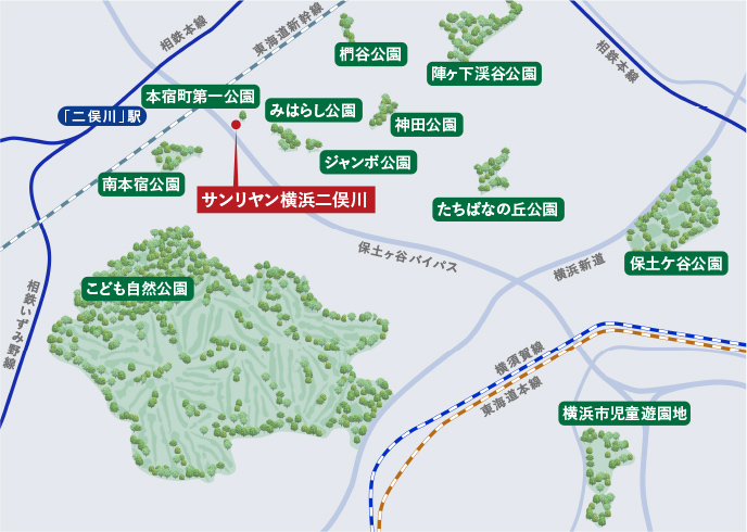こども自然公園 map