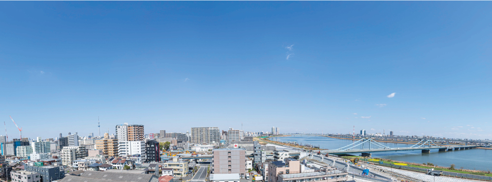 10階(Aタイプ)からの眺望(2021年3月撮影)