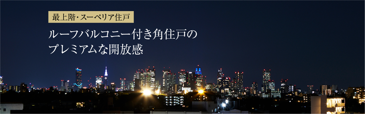 最上階・スーペリア住戸