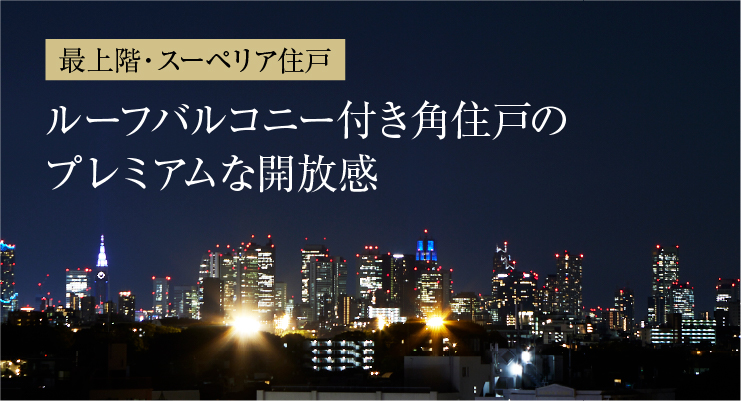 最上階・スーペリア住戸