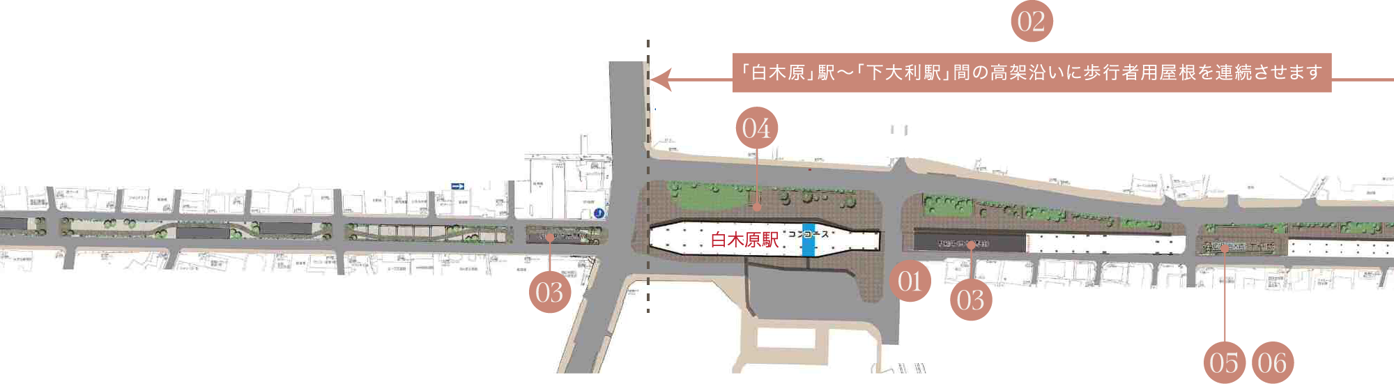 周辺整備事業概念図