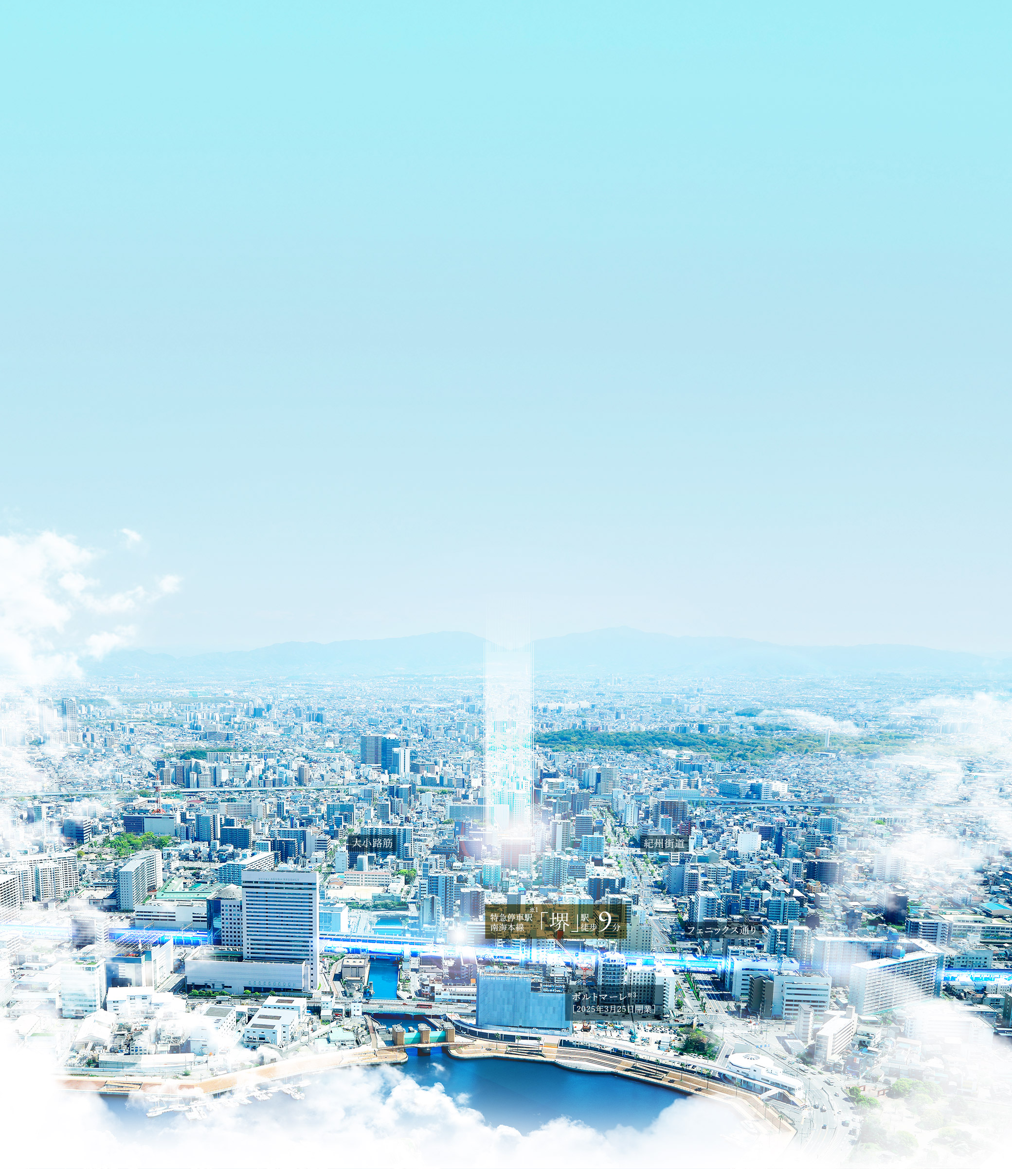 現地周辺航空写真