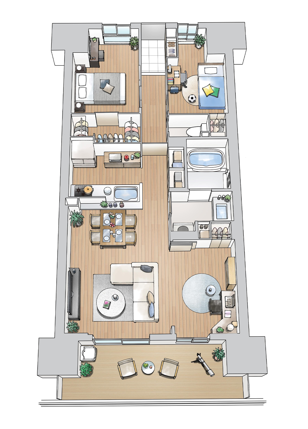 間取りイラスト