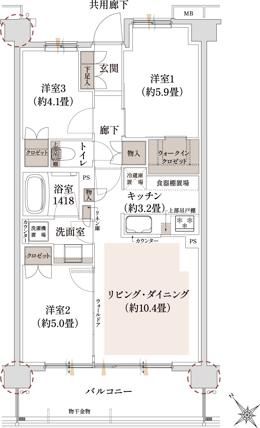 C type 図面