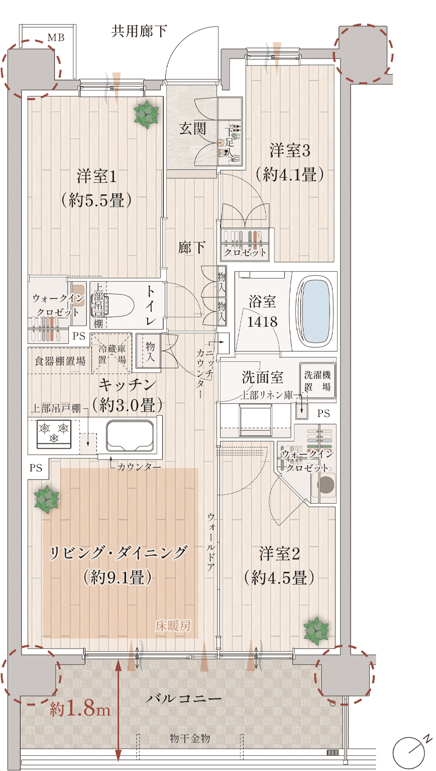 H type 図面