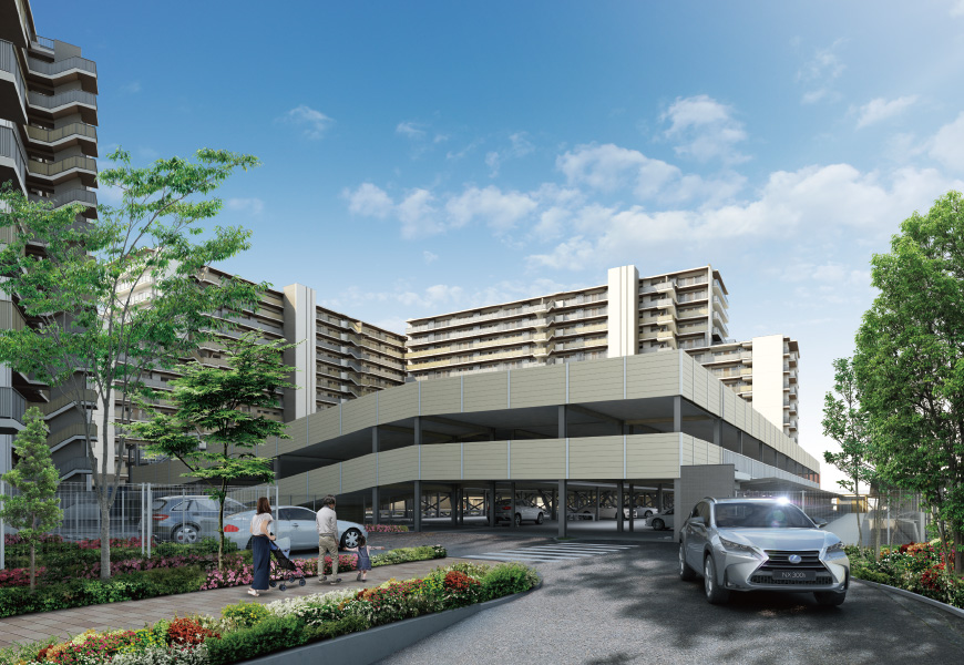 駐車場完成予想CG